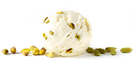 Cardamom Pistachio Kulfi Ice Cream
