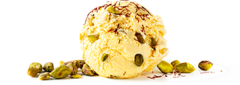 Saffron Pistachio Ice Cream
