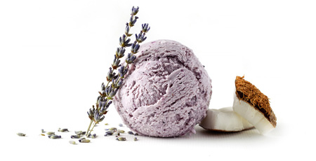 Vegan Lavender Ice Cream